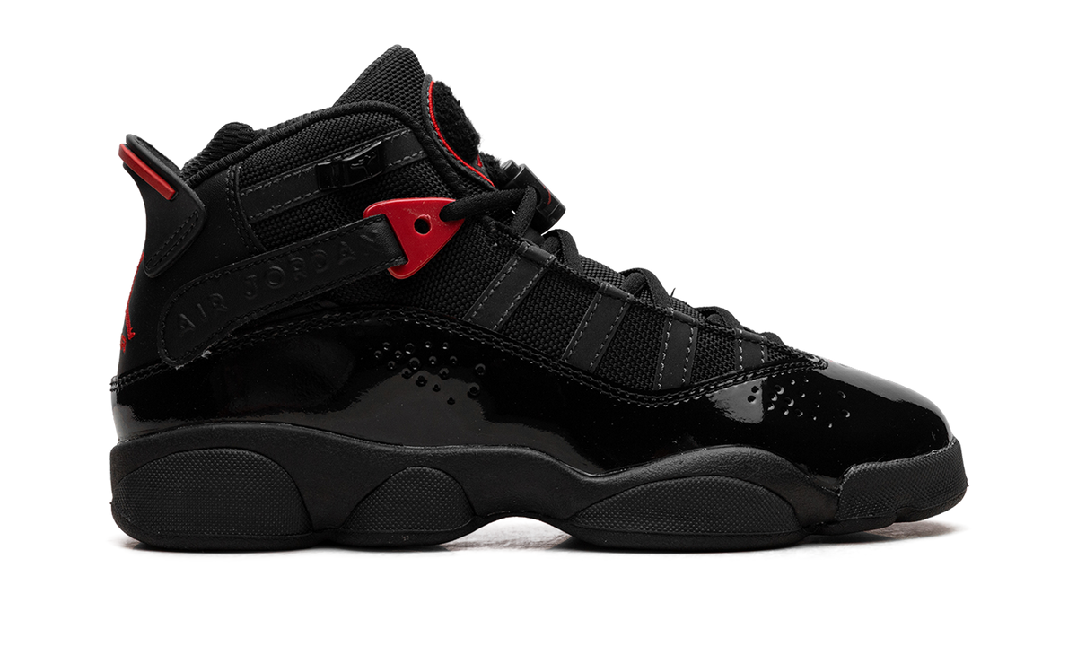 Jordan 6 Rings GS Black Varsity Red 323419 026