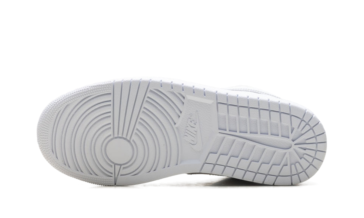 Womens Air Jordan 1 Low SE White Metallic Silver' IQ9381 100