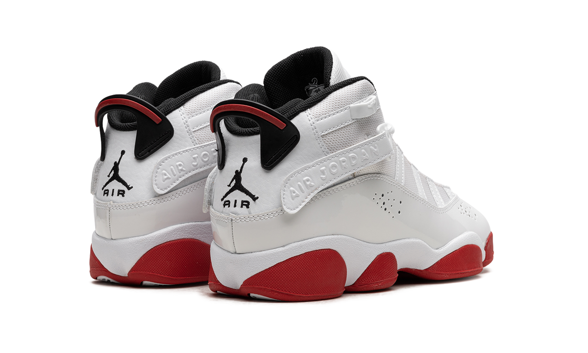 Jordan 6 Rings GS White University Red 323419 160