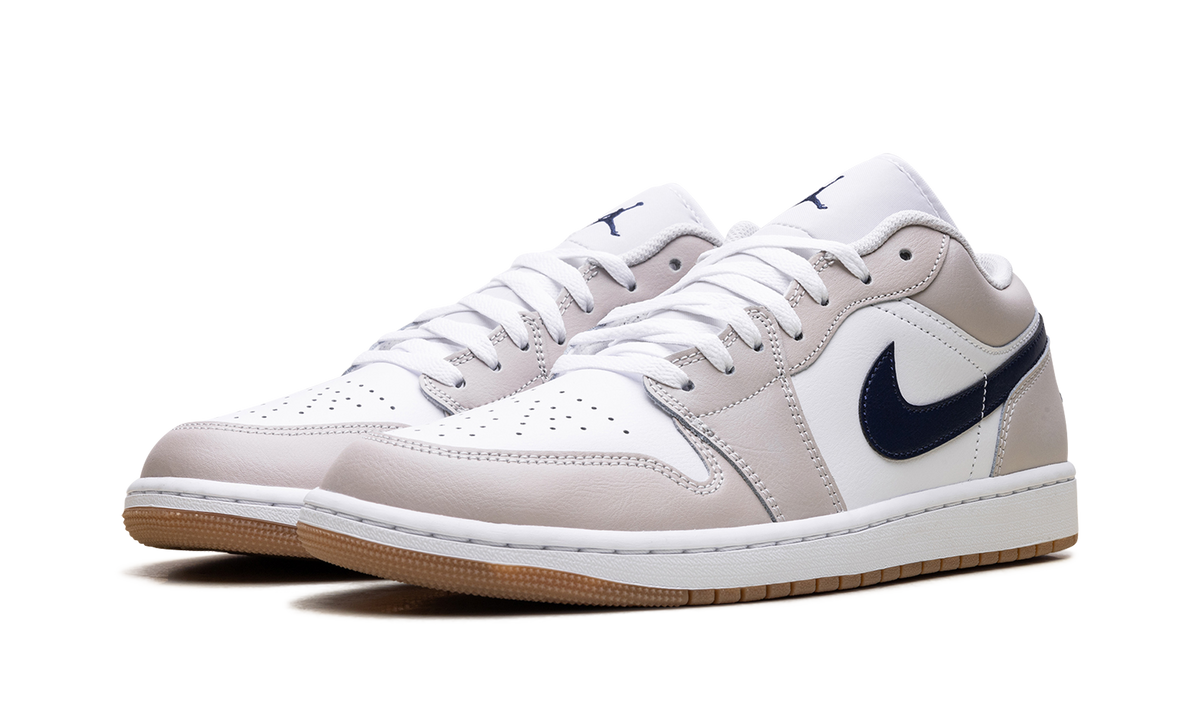 Jordan 1 Low Midnight Navy Neutral Grey 553558 146