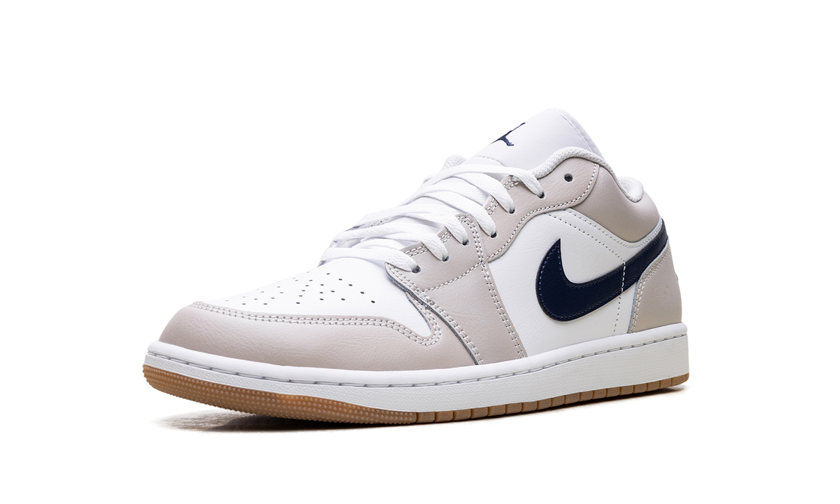 Jordan 1 Low Midnight Navy Neutral Grey 553558 146